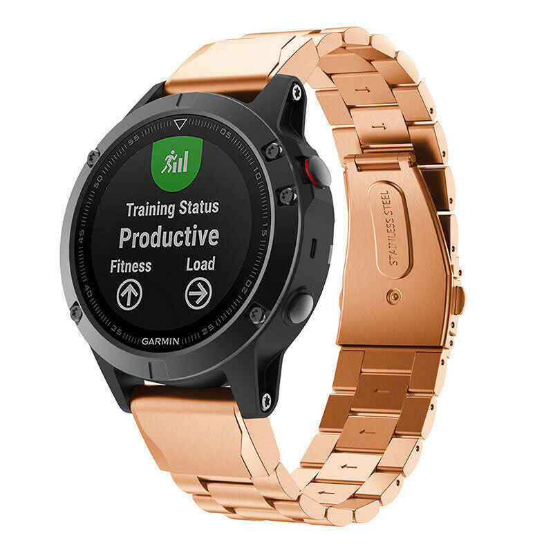 Garmin MARQ Steel Strap (Rose Gold)