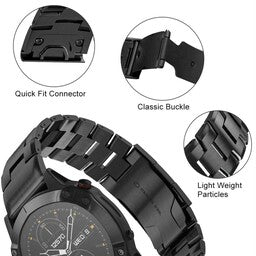 Correa de titanio Garmin Instinct E - 45mm (negra)