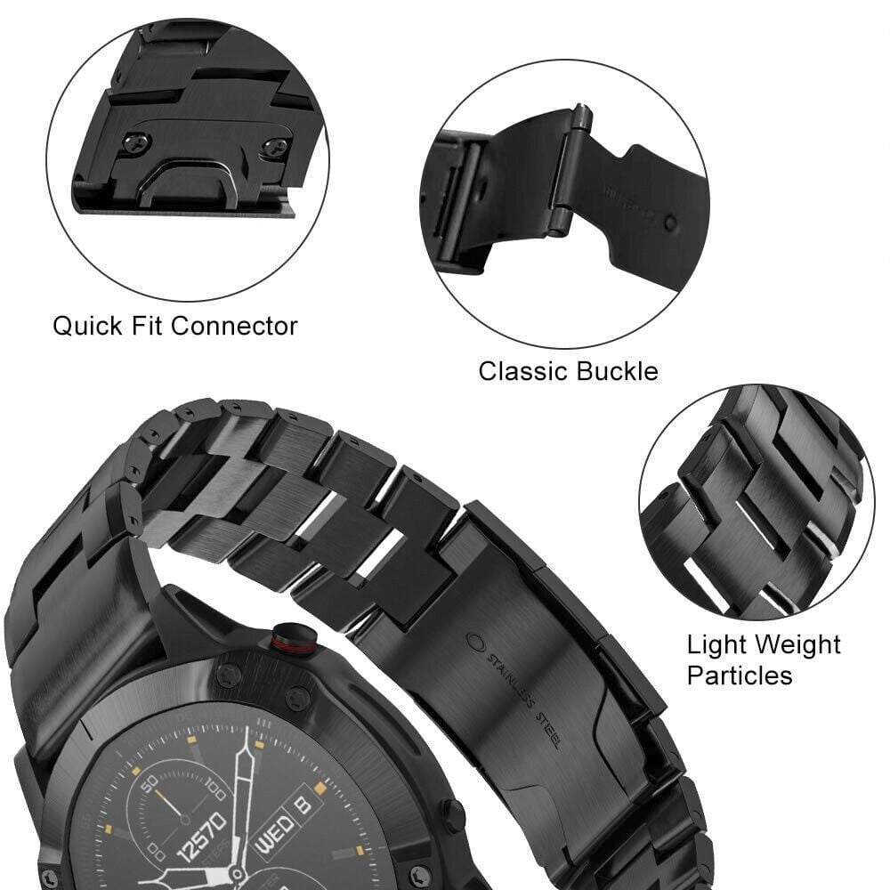 Garmin Approach S70 - 47mm Titanarmband (Schwarz)