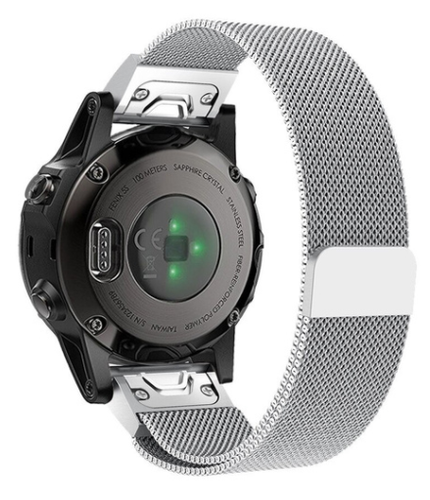 Correa milanesa Garmin Descent Mk3(i) - 43mm (plateado)
