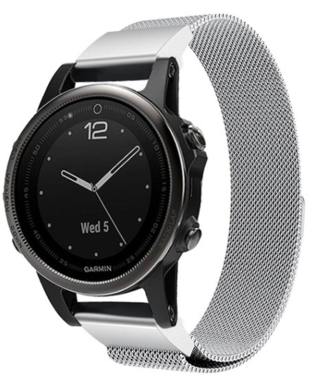 Garmin Approach S70 - 42mm Milanese Armband (Silber)