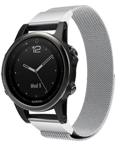 Bracelet milanais Garmin D2 Delta S (argent)