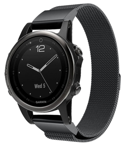 Garmin Descent Mk3(i) - 43mm Milanese Strap (Black)