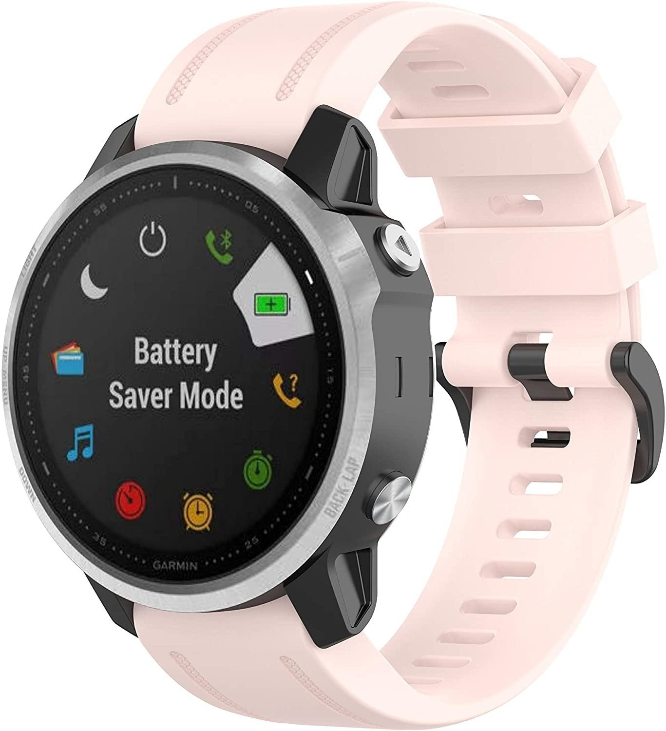 Garmin Descent Mk3(i) - 43mm Silicone Strap (Light Pink)