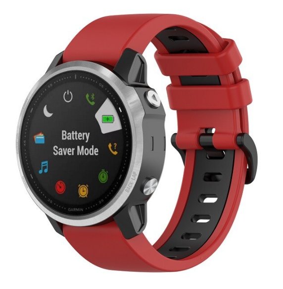 garmin-fenix-5s-6s-silikon-armband-schwarz-rot