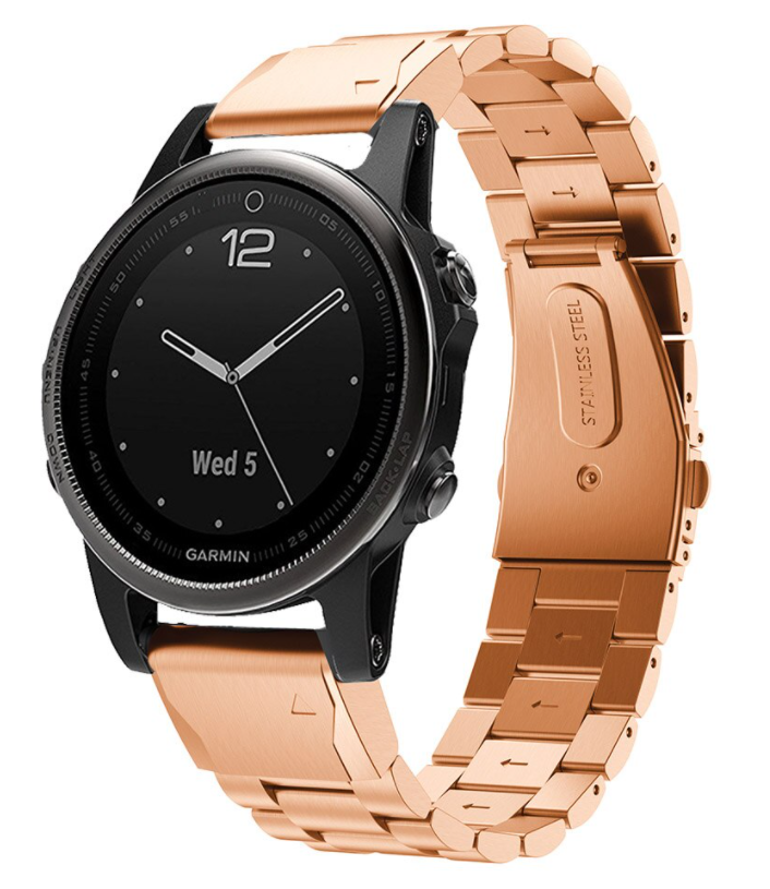Garmin Approach S70 - 42mm Stahlarmband (Roségold)