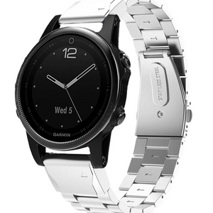 Bracelet acier Garmin D2 Delta S (argent)
