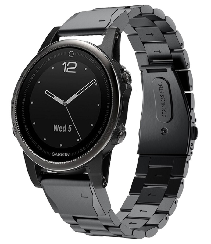 garmin-fenix-5s-6s-stalen-band-zwart