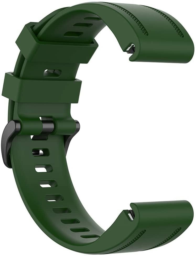 Garmin Descent Mk3(i) - 43mm Silicone Strap (Army Green)