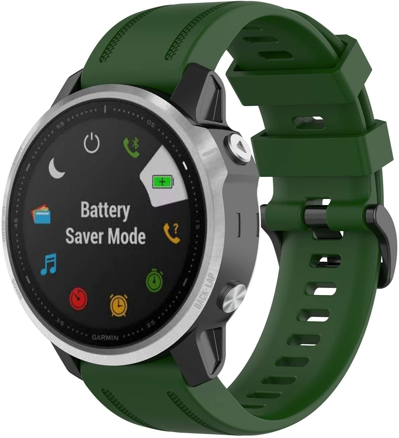 garmin-fenix-6s-siliconen-bandje-groen