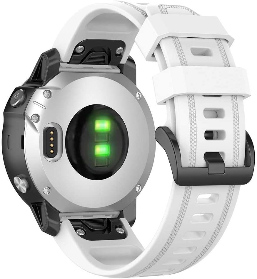 Garmin Descent Mk3(i) - 43mm Silicone Strap (White)