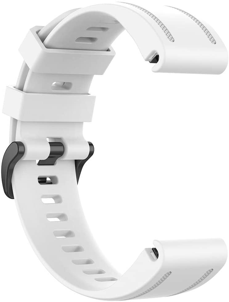 Garmin Descent Mk3(i) - 43mm Silicone Strap (White)