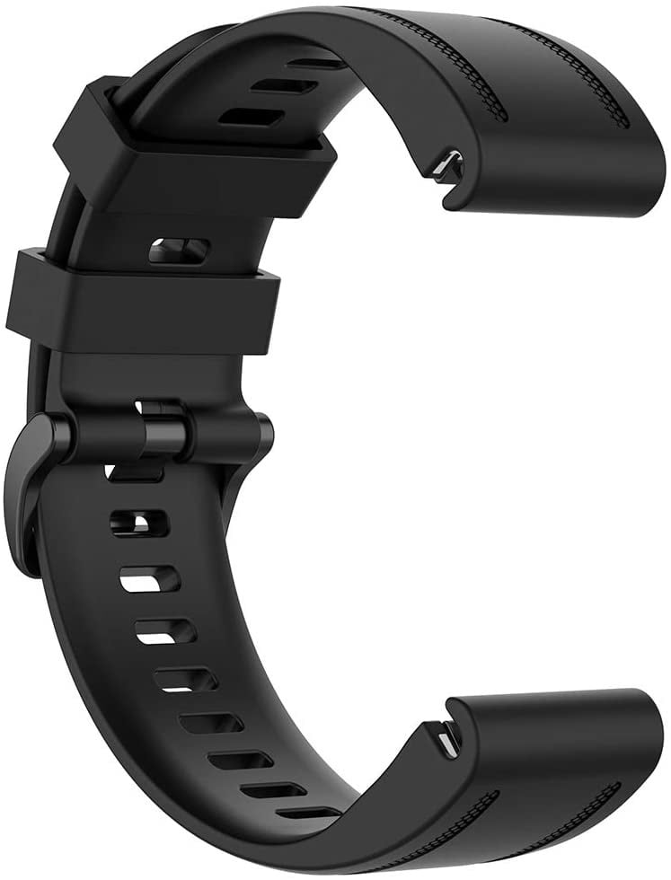 Garmin Descent Mk3(i) - 43mm Silicone Strap (Black)