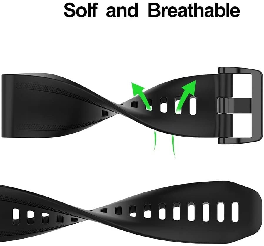 Garmin Descent Mk3(i) - 43mm Silicone Strap (Black)