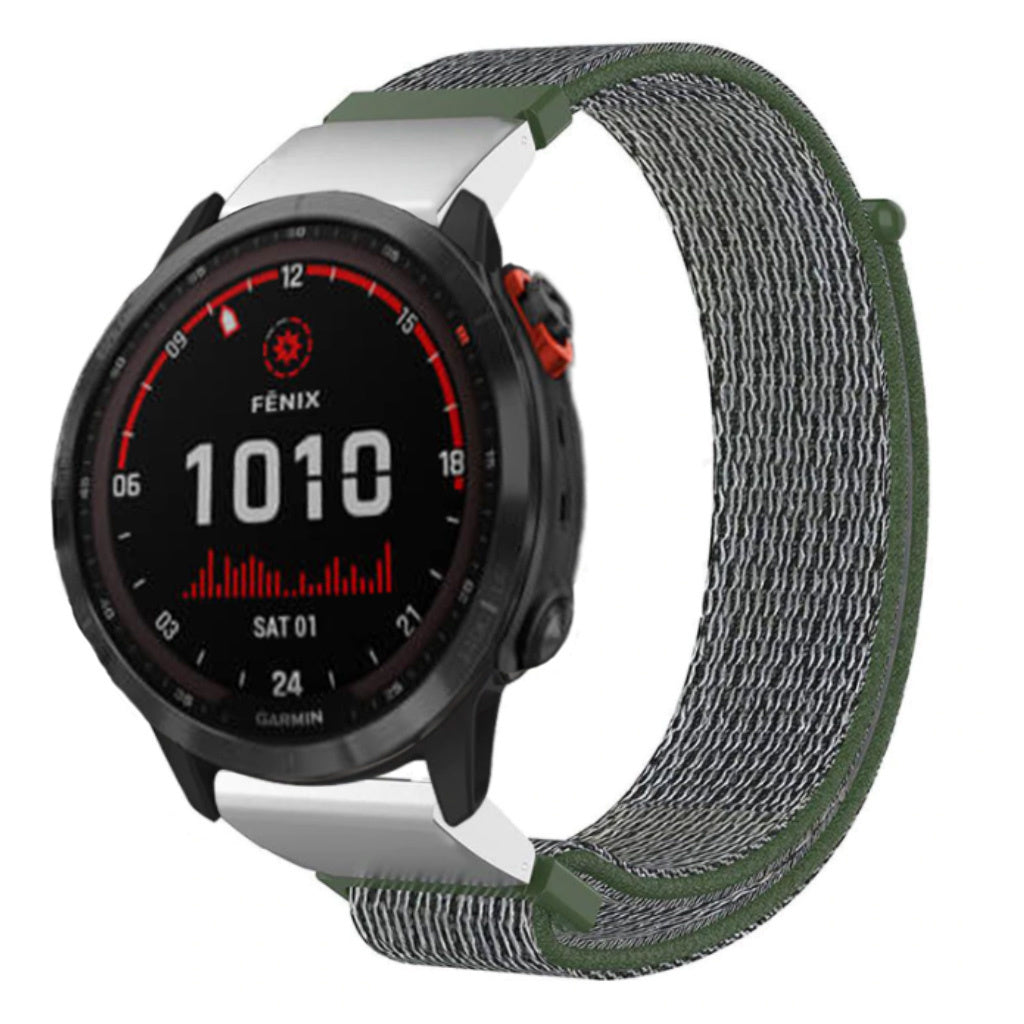 garmin-fenix-7-nylon-armband-gruen