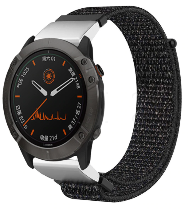 garmin-fenix-7-nylon-armband-schwarz