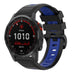 Garmin Fenix 7x Sportschnallenband (Schwarz/Blau)