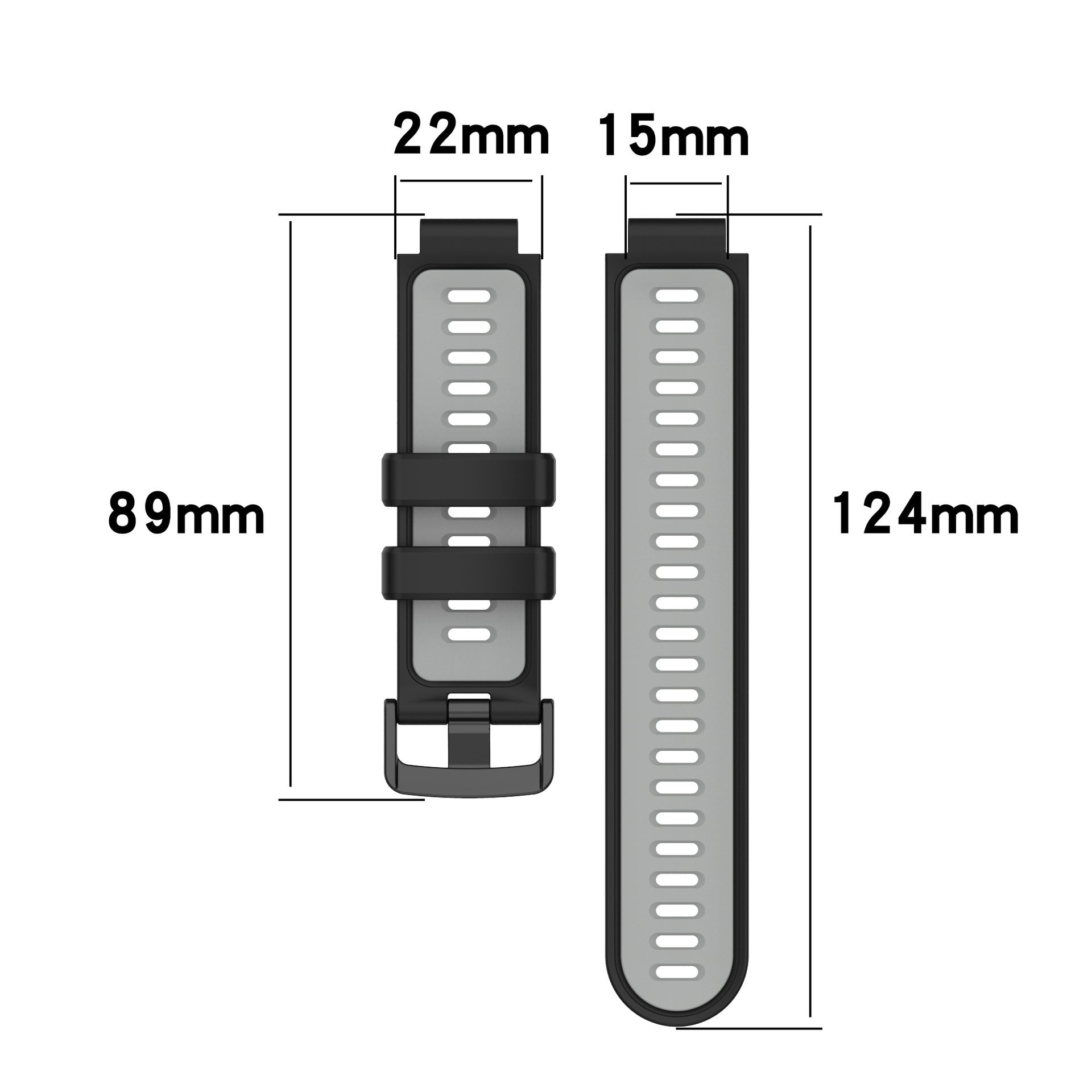 garmin-forerunner-735xt-armband-schwarz-grosse