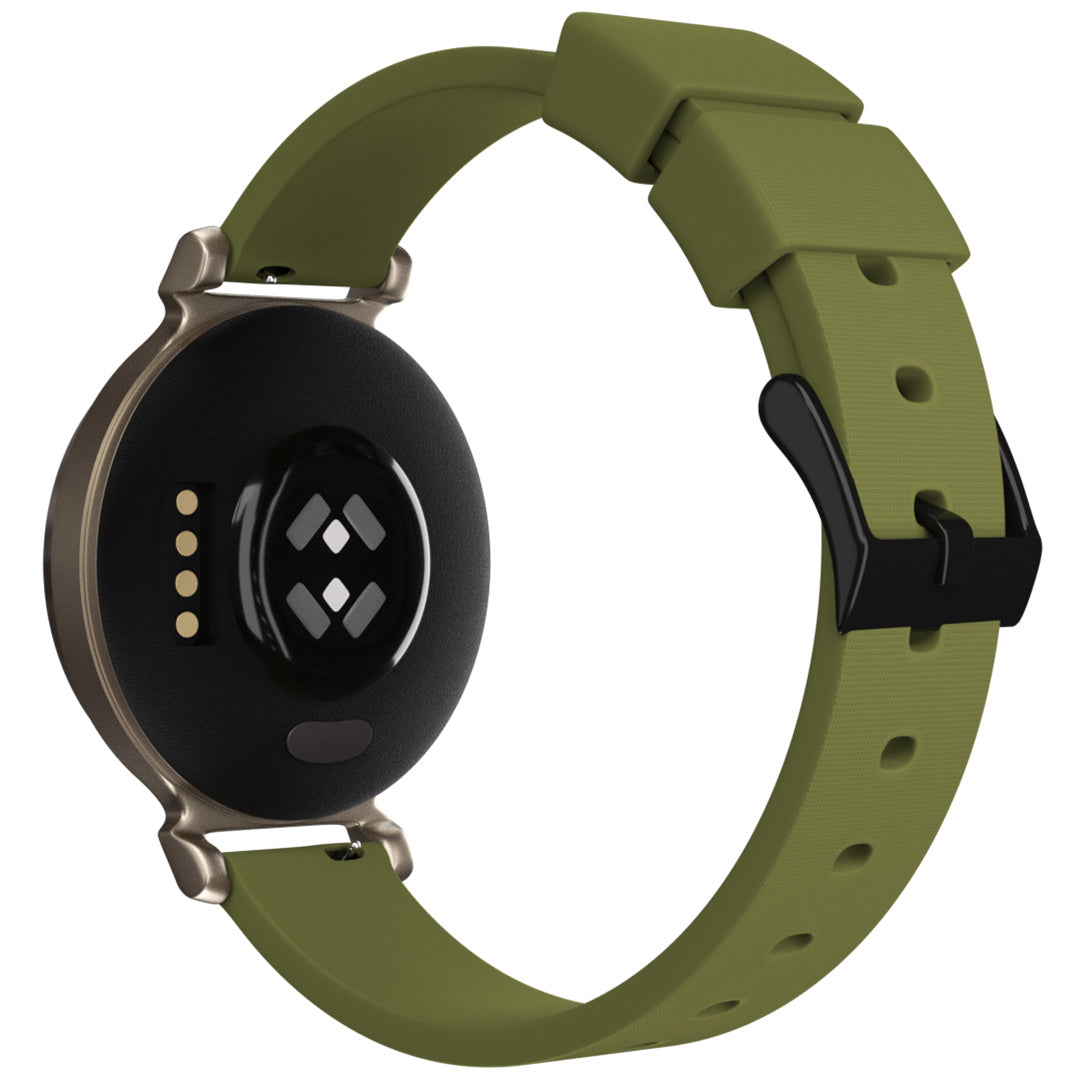 Garmin _ Lily 2 _ Luxe Silicone _ Donkergroen _ A2