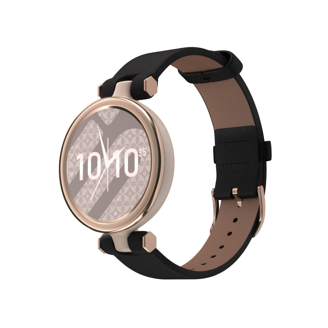 Correa cuero Garmin Lily (negro)