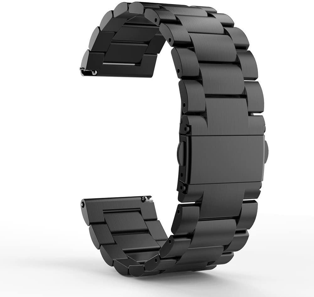 Fossil Gen 4 Venture (HR) Steel Strap (Black)