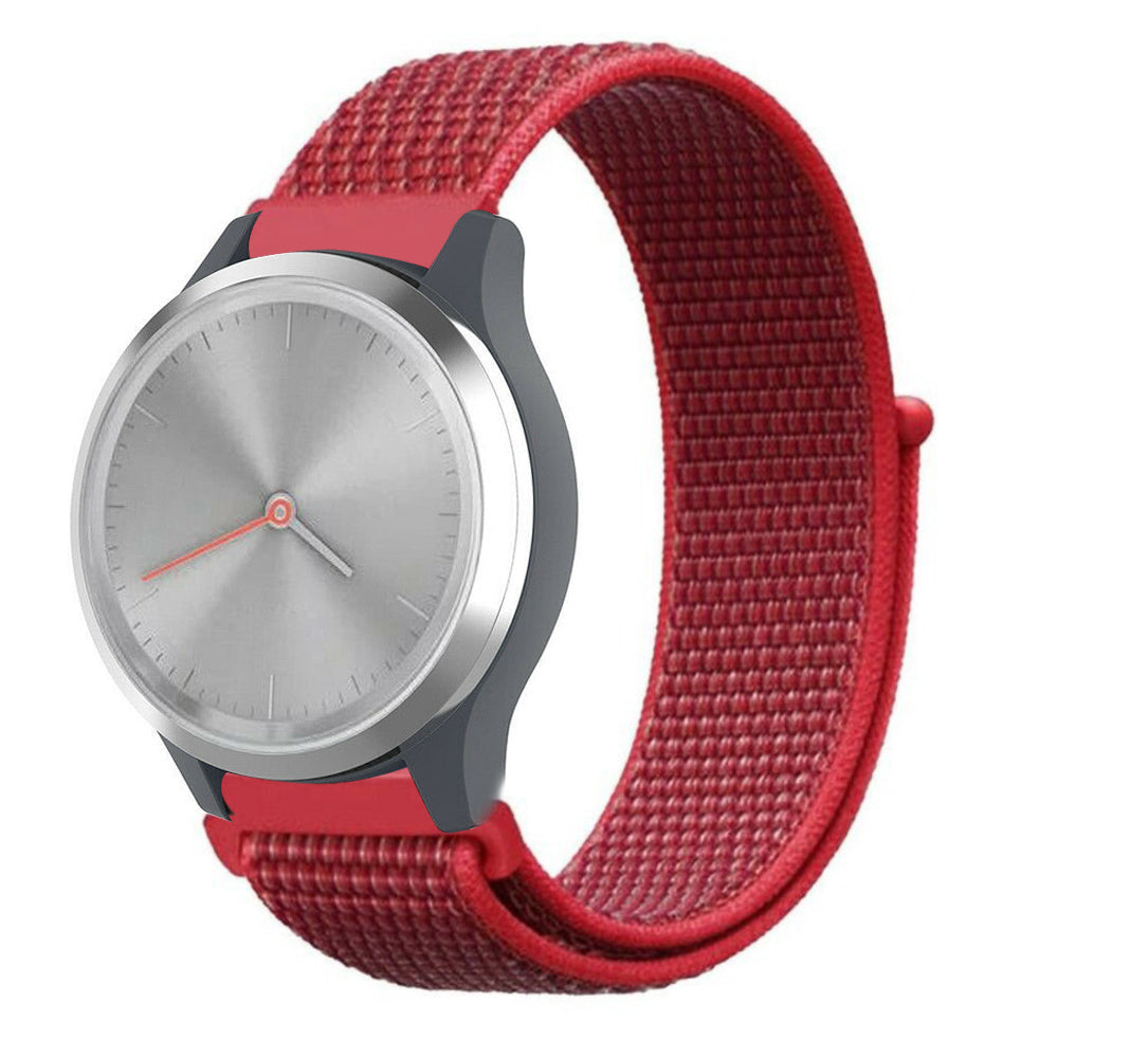 garmin-vivomove-3s-nylon-armband-rot