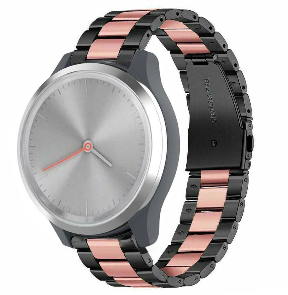 garmin-vivomove-3s-stahlarmband-schwarz-rosa