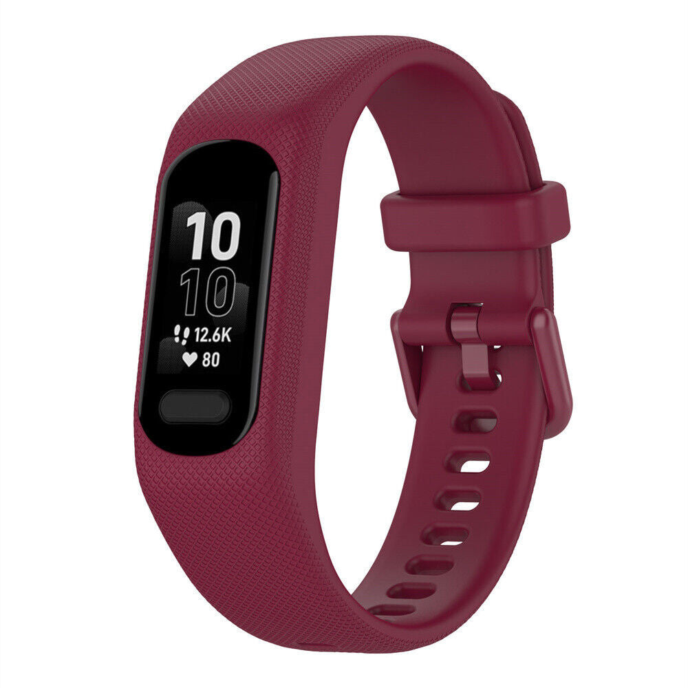 garmin-vivosmart-5-silikonarmband-burgund