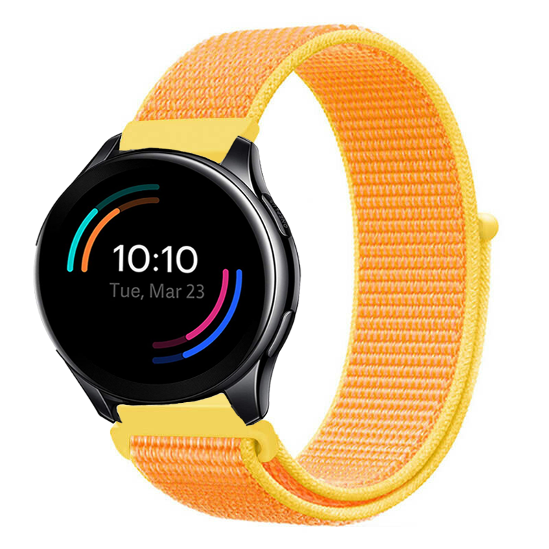 geel-nylon-bandje-oneplus-watch