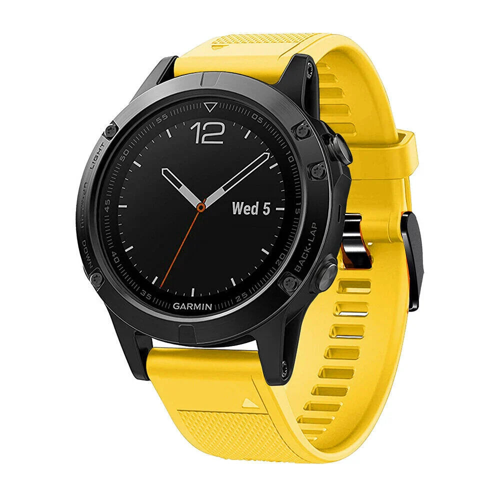 Correa silicona Garmin Forerunner 970 (amarillo)
