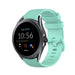 Fossil Gen 5e 44mm Luxus-Silikonarmband (Aqua)