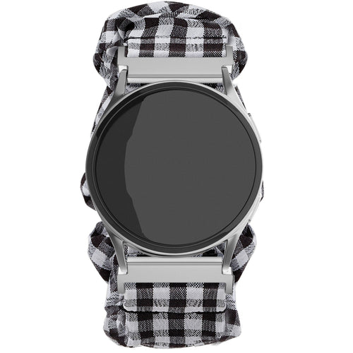 Samsung Galaxy Watch 7 - 44mm scrunchie bandje (geruit)