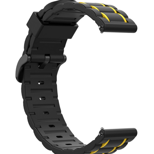 Correa deportiva con hebilla Withings ScanWatch Nova (negro/amarillo)