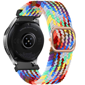 Watch Strap Woven Nylon 20mm - Quick Release (Rainbow)