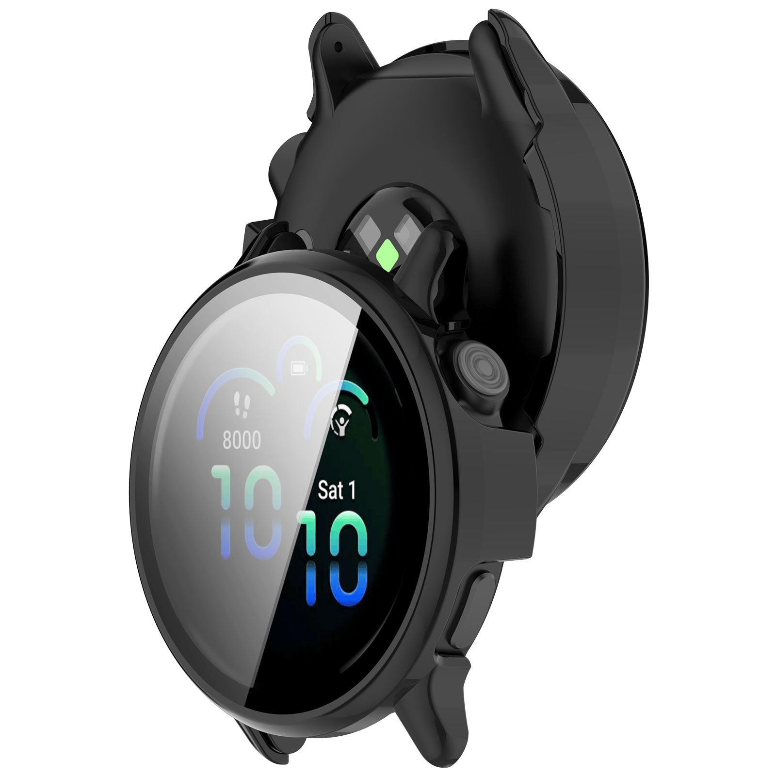 Funda rígida con vidrio Garmin Vivoactive 6 (negro)