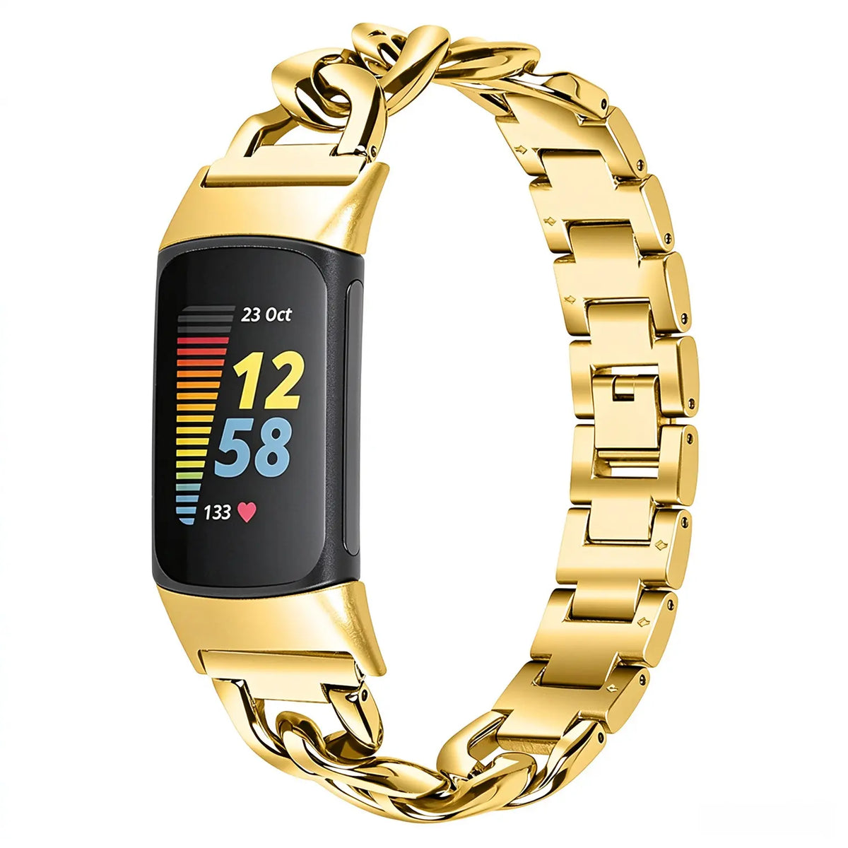 Steel Chain Strap, gold
