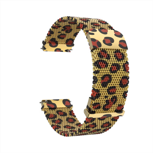 Garmin Forerunner 70 Milanese Strap (Gold Leopard)