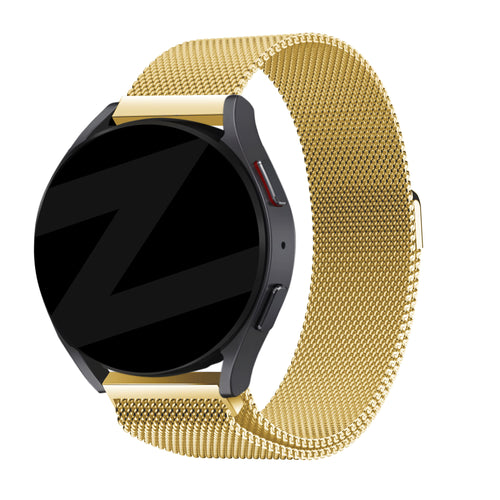 Bandz Garmin Approach S40 Milanese Loop Strap (Gold)