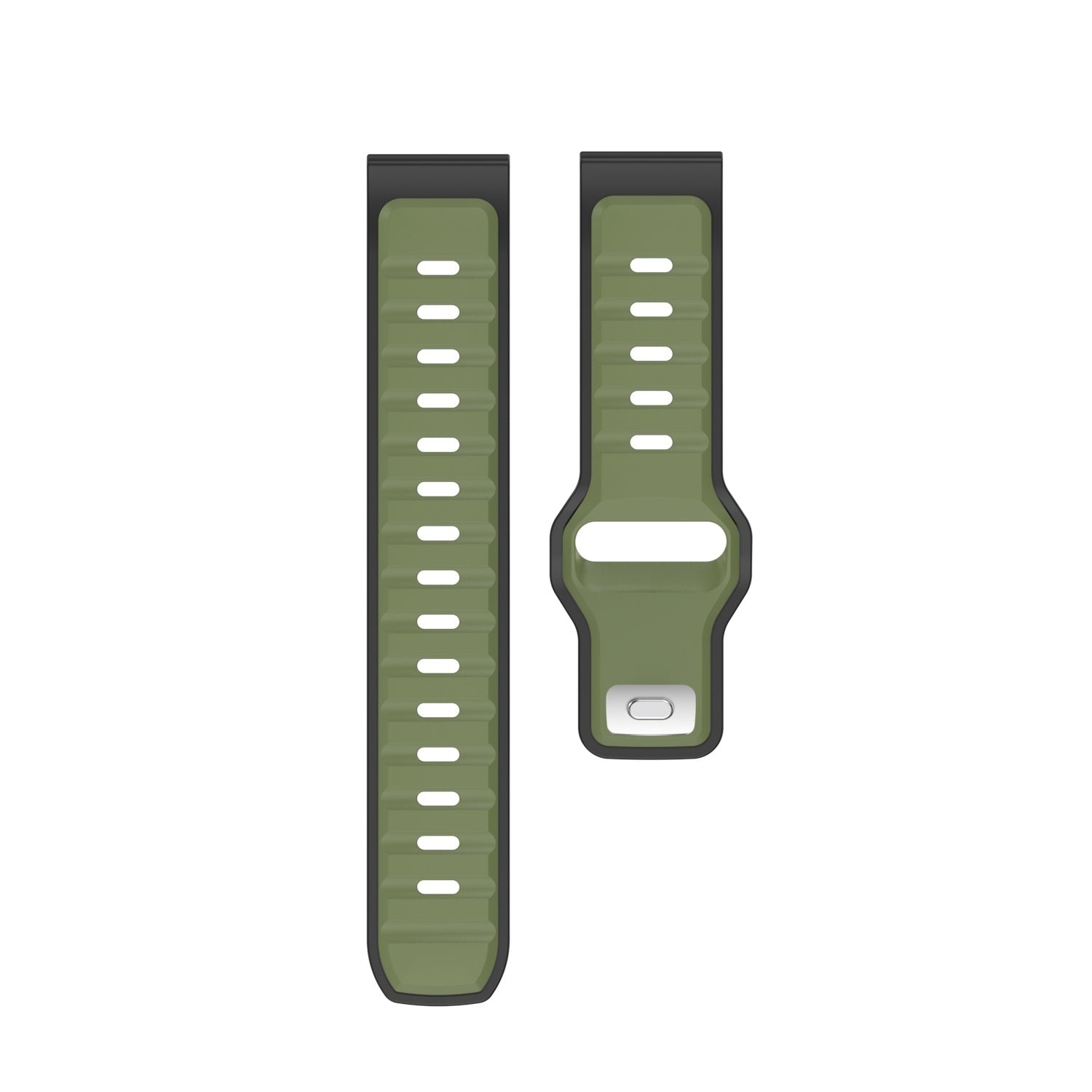 Samsung Galaxy Watch 46mm Outdoor Duo Silicone Strap (Green/Black)