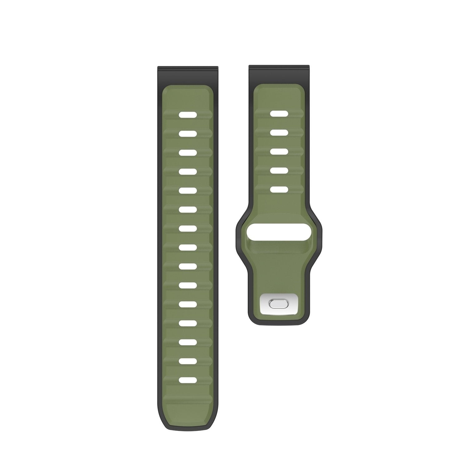 Samsung Galaxy Watch 5 Pro Outdoor Duo Silicone Strap (Green/Black)