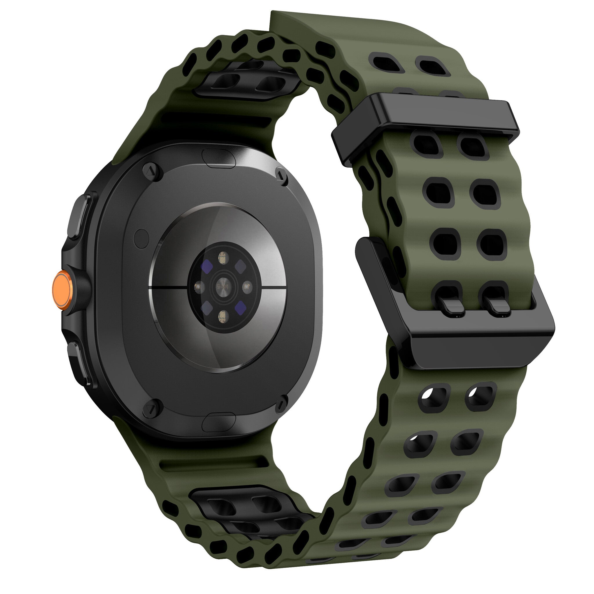 Samsung Galaxy Watch 8 - 40mm Ocean Strap (Green/Black)