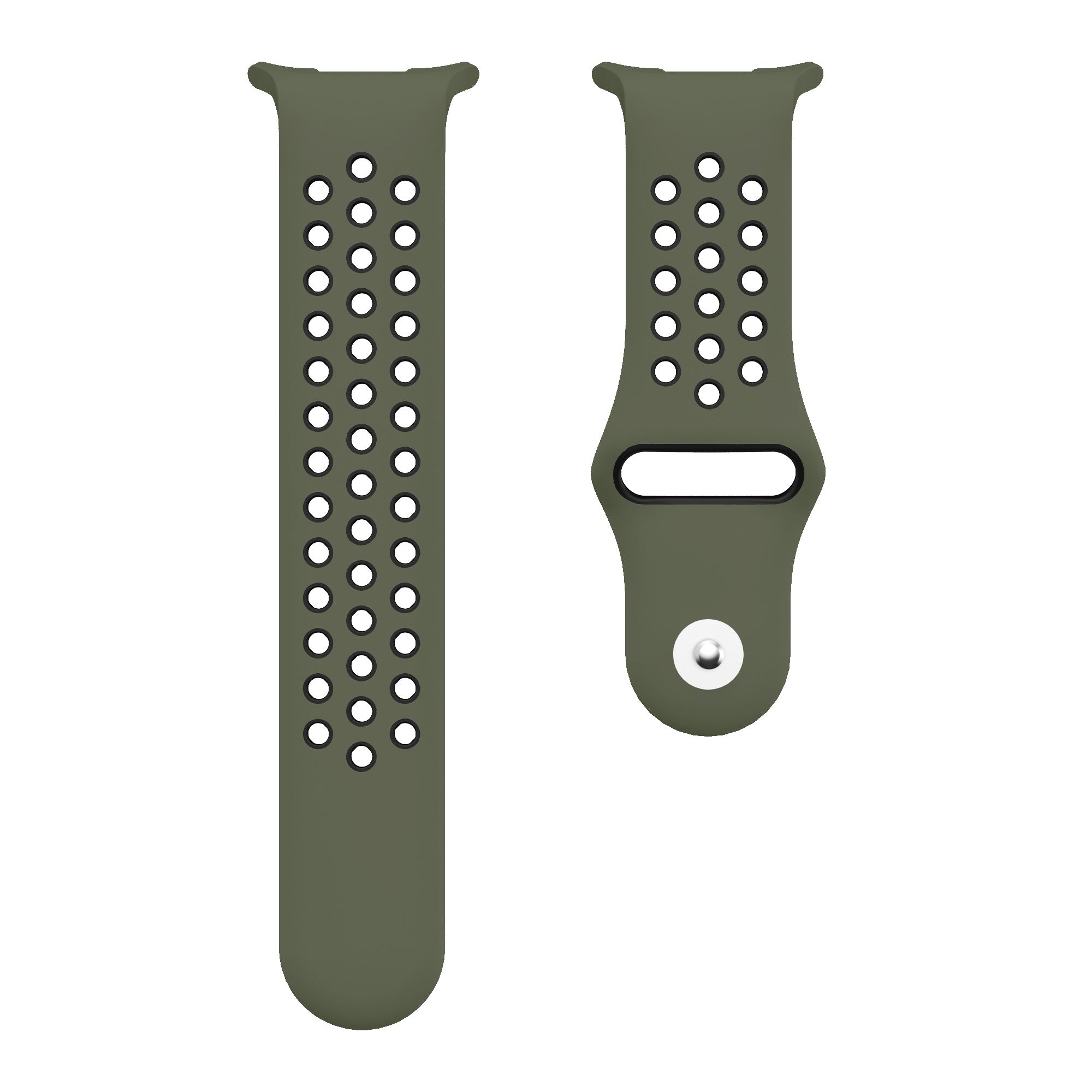 Samsung Galaxy Watch Ultra Sportarmband (Armee Grün/Schwarz)