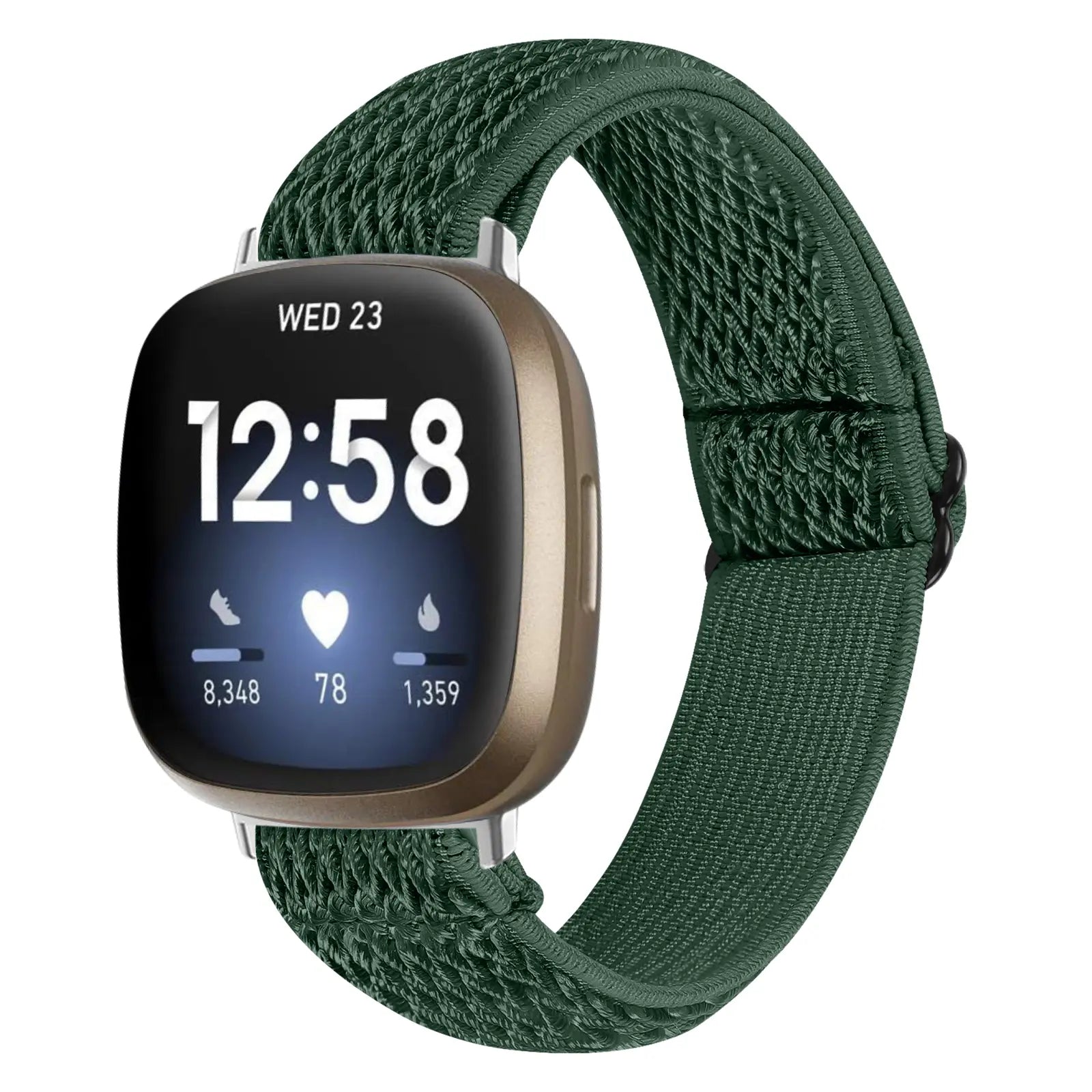 Fitbit Sense 2 Elastisches Armband (Grün)