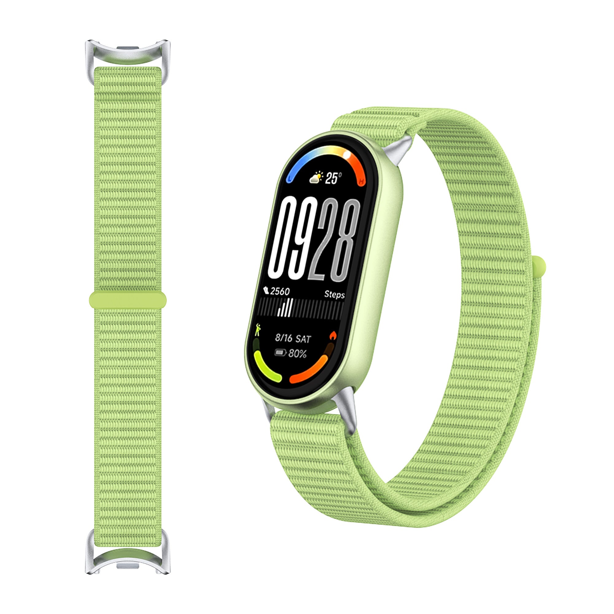 Correa nylon moderna Xiaomi Smart Band 8 (verde)
