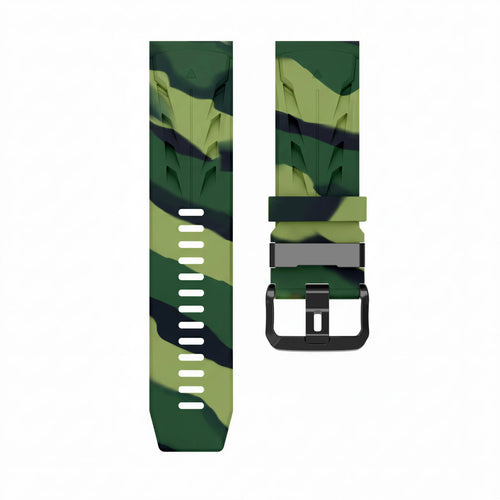 Bracelet silicone race Garmin Forerunner 955 (vert camouflage)