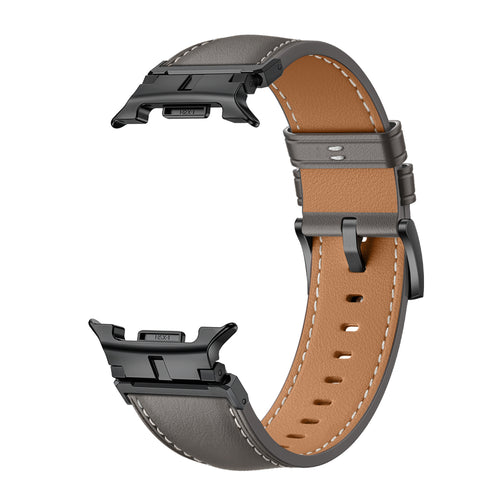 Samsung Galaxy Watch 8 Classic Premium Lederarmband (Grau)