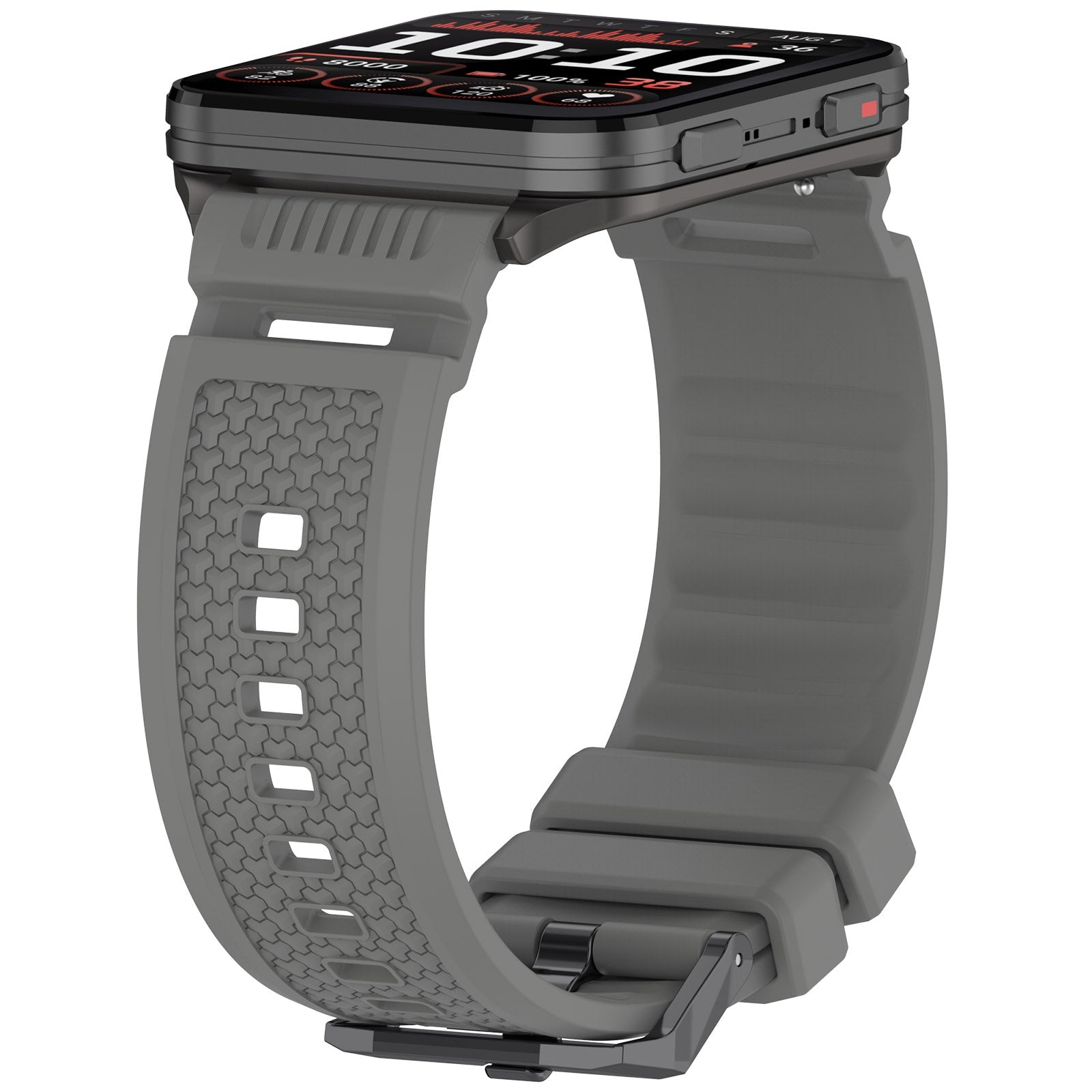 Coros Apex 4 - 46mm Silicone Strap (Grey)