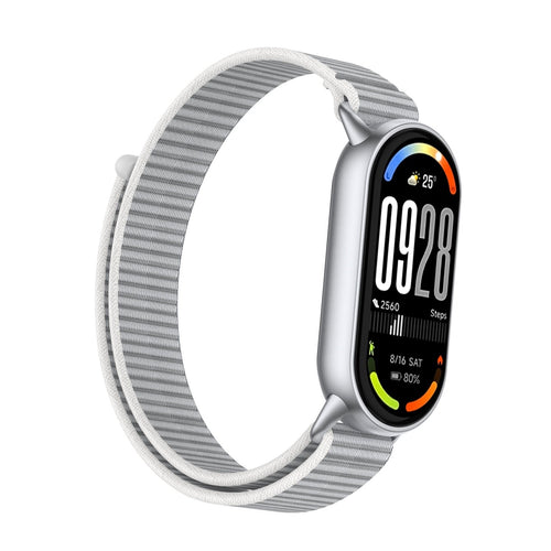 Bracelet nylon moderne Xiaomi Smart Band 10 (gris)