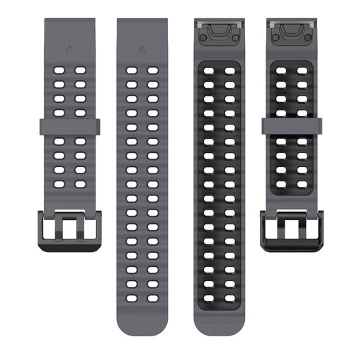 Garmin Fenix 8 Pro - 47mm Wave Sport Strap (Dark Grey/Black)