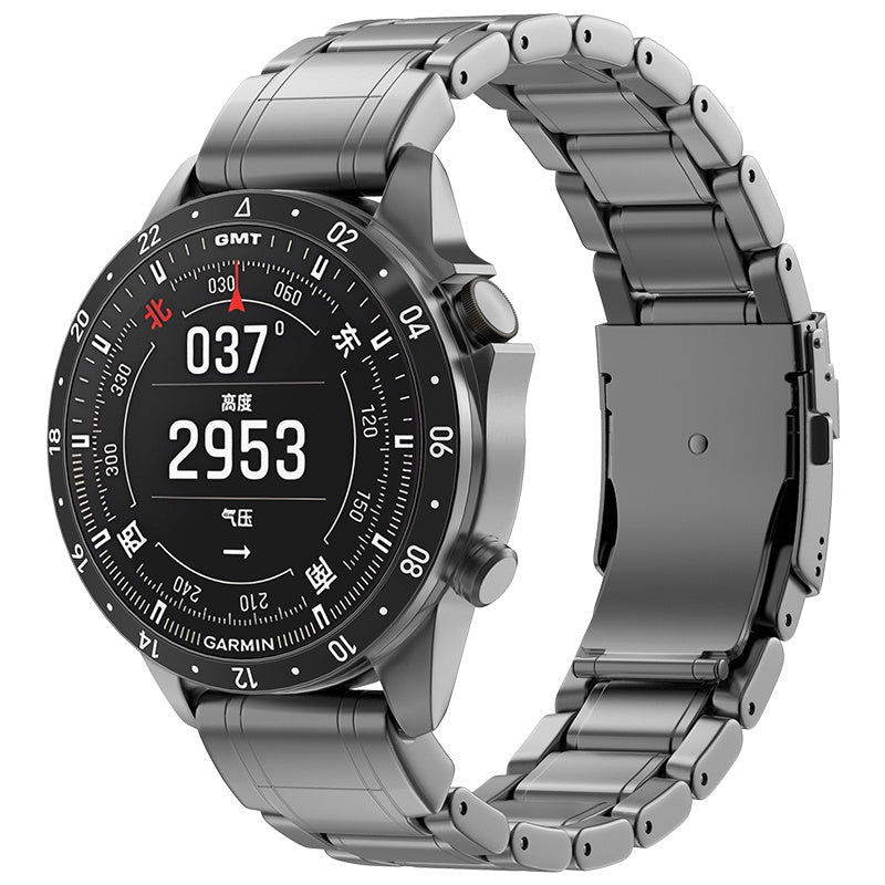 Correa titanio Premium Garmin Fenix 5 / 6 (grafito)